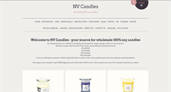 Desktop Screenshot of nvcandles.com